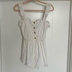 White Lace Romper
